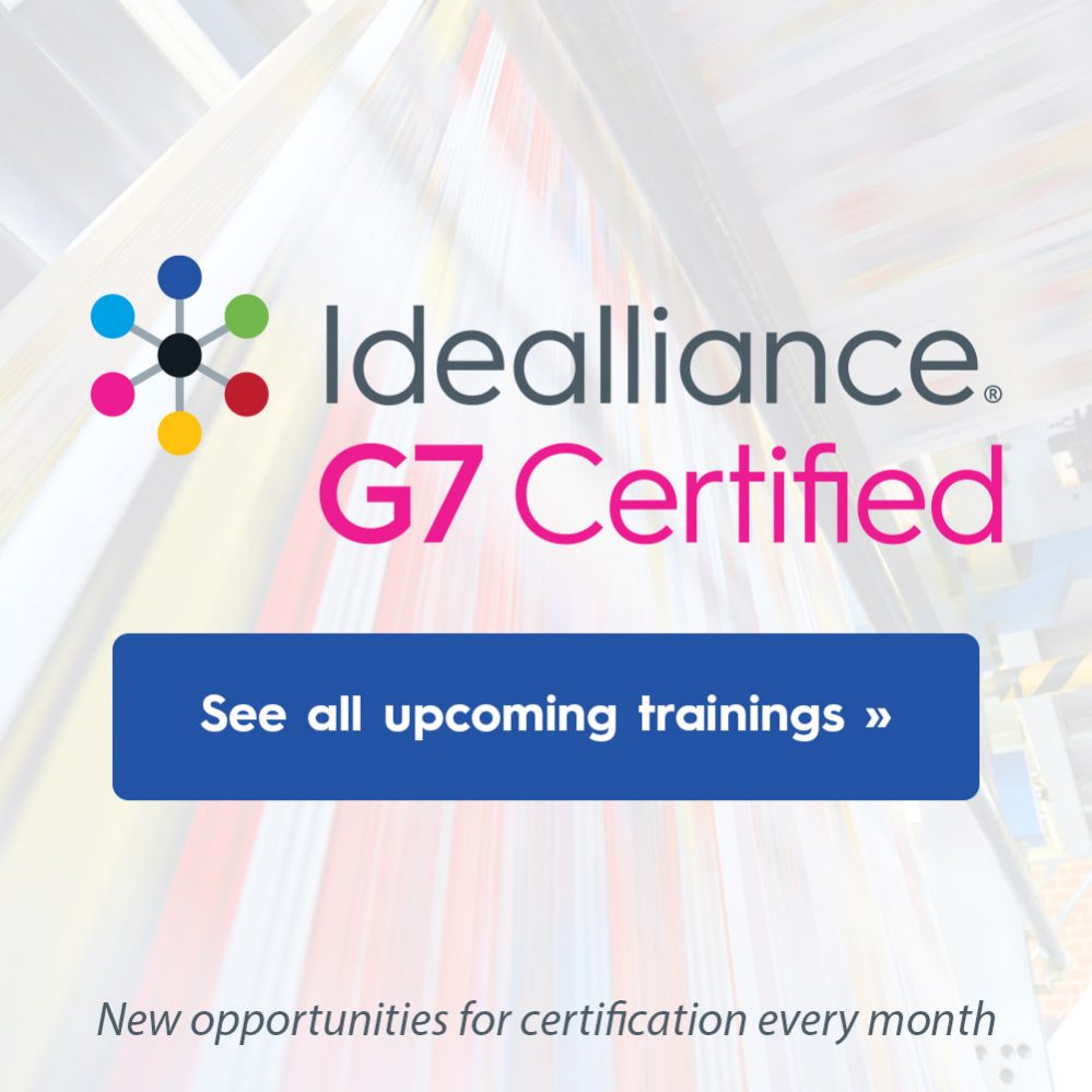 Upcoming G7 Color Management Trainings from Idealliance