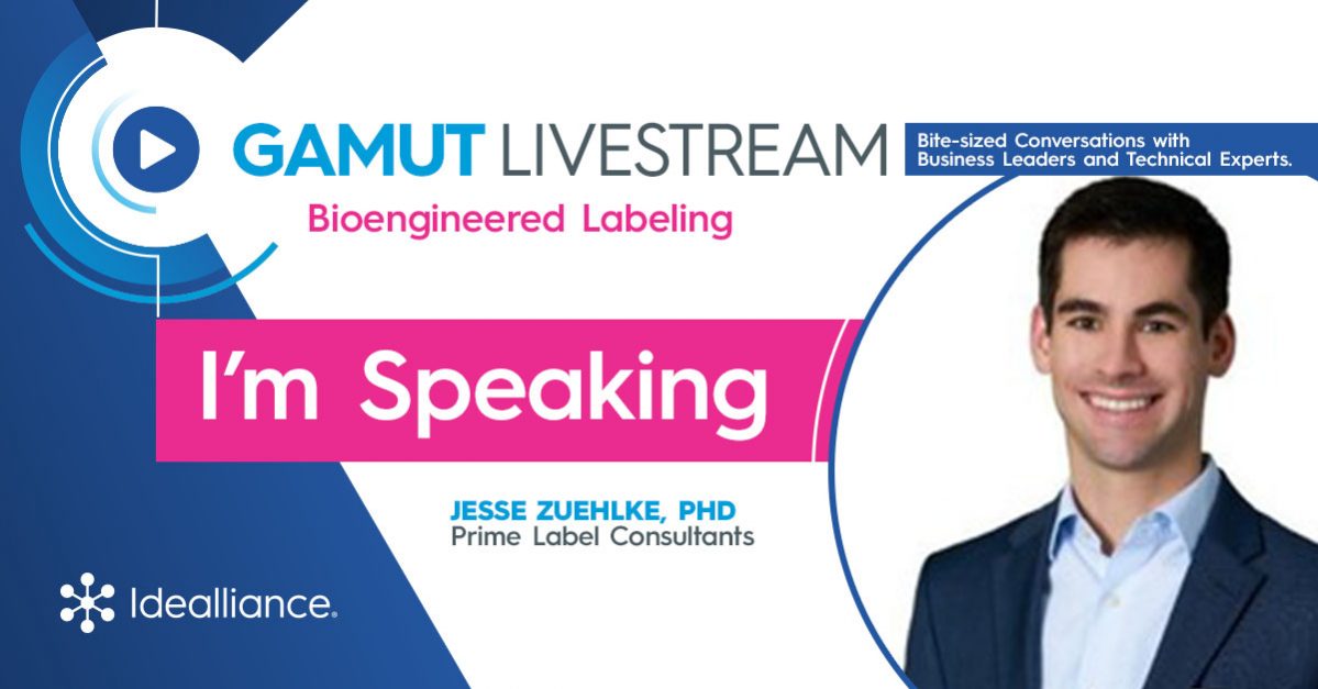 Gamut Livestream from Idealliance on Bioengineered Labeling featuring Jesse Zuehlke