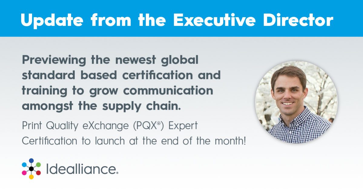 Print Quality eXchange (PQX®) Expert Certification from Idealliance